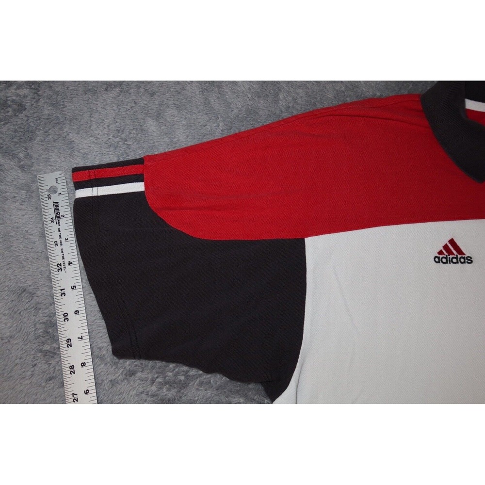 VTG 90s Buccaneers Adidas NFL Pro Line Authentic Men's SZ XL Short Sleeve Polo - Picture 9 of 16